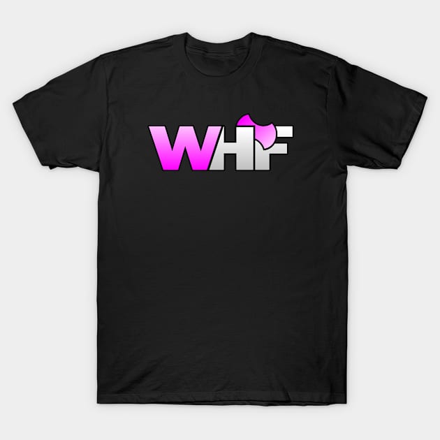 Pink (white) T-Shirt by WHF